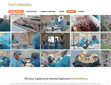 Tablet Screenshot of denta-medica.pl